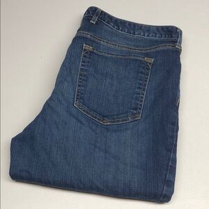 EDDIE BAUER SLIGHTLY CURVY BOOTCUT JEANS 16/33x30 ⭐️